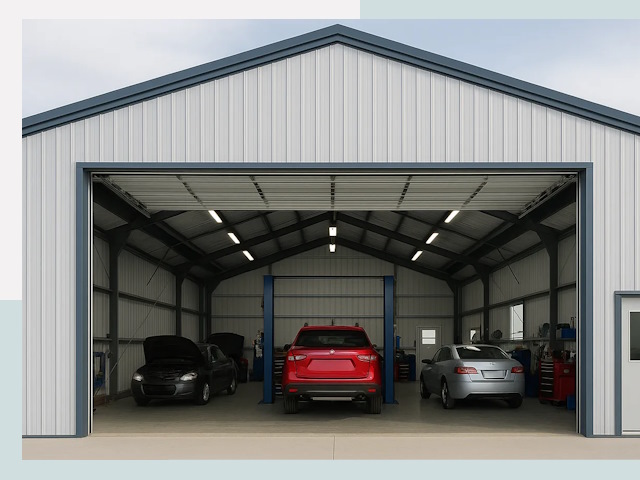 Ангары из сэндвич панелей от 624 руб. в Кемерово