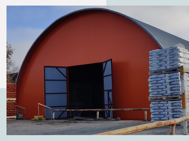 Полукруглые ангары по цене от 624 руб. в Кемерово