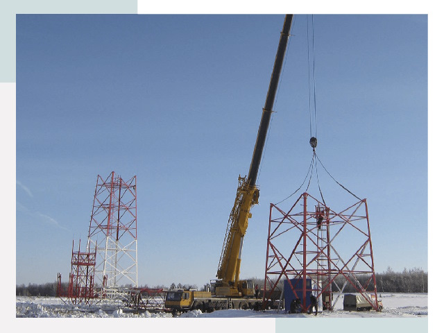 Монтаж вышек связи в Кемерово