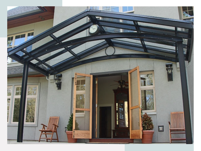 Козырьки металлические в Кемерово